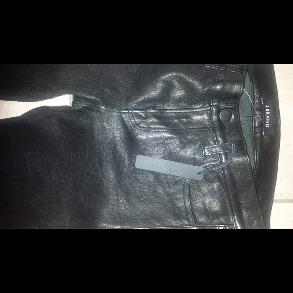 J Brand Genuine Leather Skinny - Picture 8 of 8